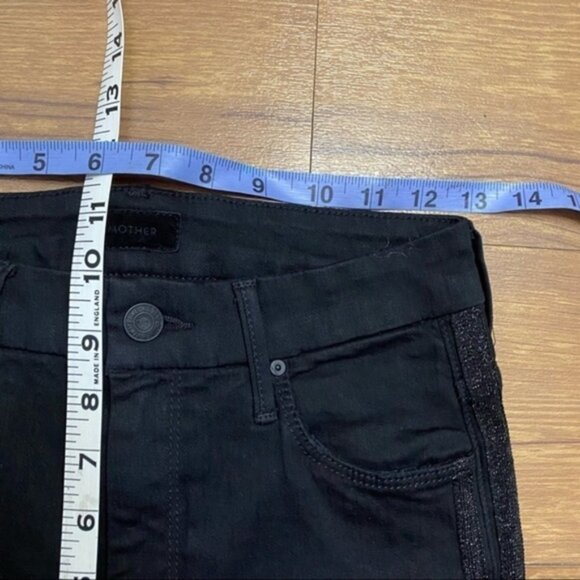 MOTHER High Waisted Looker Ankle Guilty Party Racer Women Size 25 - Picture 6 of 10